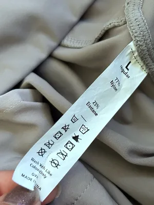 Halara Gray Plush High Waisted Drawstring Pocket Plain Full Length Pants Large thumbnail 4