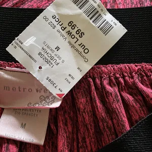 Metro Wear Pink and Black Skirt thumbnail 4