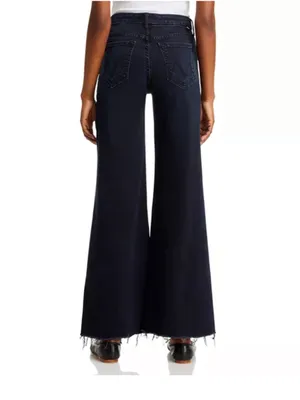 Mother The Roller Fray Jeans in Night In Venice thumbnail 2