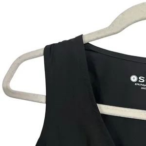 Soybu Sport Womens XS Black Casual Sleeveless Dress With Pockets NWT Knee Length thumbnail 4