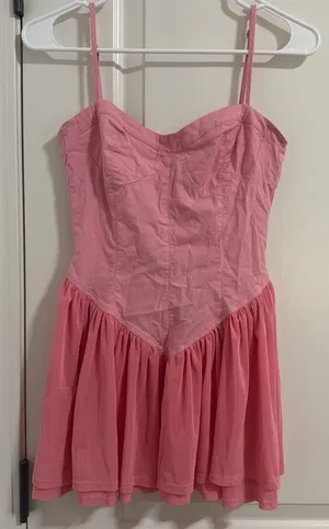 Dolls Kill Pink Mini Dress thumbnail 1