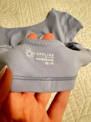 Aerie Backless Top Blue thumbnail 2