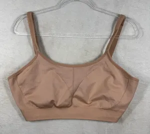 Soma Sport Seamless Ballet Back Bra Nude Tan‎ XL 79984 Activewear Yoga Bra thumbnail 1
