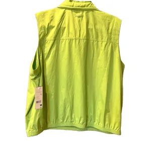 lizgolf Women’s NWT $69 Green Golf Windbreaker Vest Jacket Pouch Hoodie Zip XL thumbnail 2