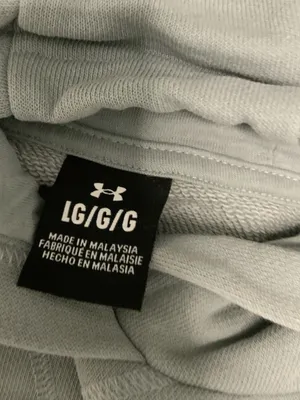 Under Armor Large Hoodie Women's Grey Long Sleeve Oversized Activewear thumbnail 2