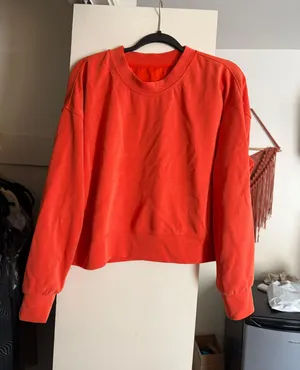 Lululemon Perfectly Oversized Cropped Crew Softstreme thumbnail 1