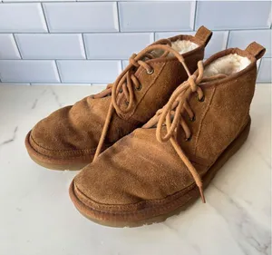 UGG‎ Neumel Chestnut Suede Lace Up Chukka Boots 1094269 Brown Womens 8 thumbnail 1