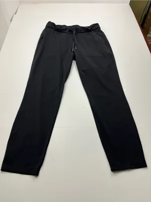 Lululemon‎ On The Fly Pant *28" Womens Size 6 Black W5ALWS Pull-on Stretch *FLAW thumbnail 1