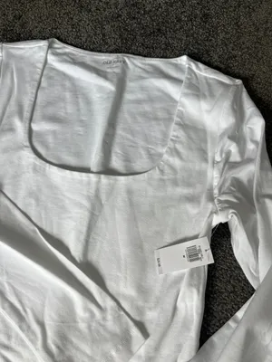 Old Navy Long Sleeve White Bodysuit thumbnail 4