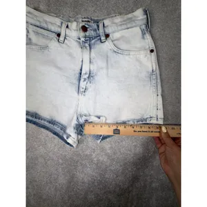 Wrangler Festival Short Denim Light Blue Shorts Women's 28 Casual Pockets thumbnail 8