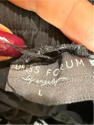 Women's Dress Forum Black Jogger Pants Size L thumbnail 4