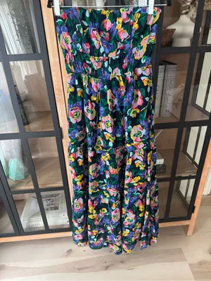 By Anthropologie The Somerset Strapless Maxi Dress floral gown colorful wedding thumbnail 10
