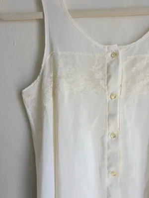 Vintage Victoria’s Secret White Nightgown thumbnail 2