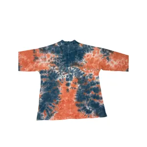 Free People We The Free Tie Dye Mock Neck Oversize Long Sleeve Shirt Medium thumbnail 4