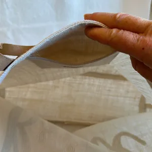 NWOT Mudpie Brand “BRIDE” Tote with Leather Straps thumbnail 5