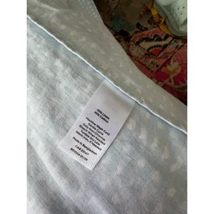 NWT Haven Well Within Cotton Linen Long Robe Medium Batik Dot Saltwater Quiet thumbnail 7
