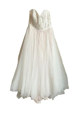 BHLDN Watters Wtoo Clarinda Gown Style 15721R Ivory Blush Size 15 Wedding Bridal thumbnail 1