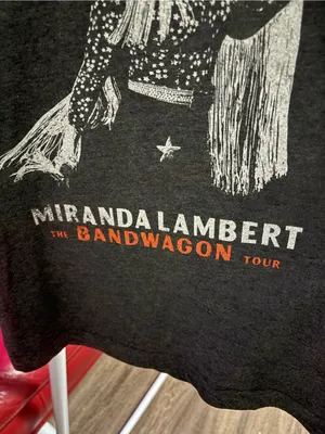 Miranda Lambert 'Get On Again' Tour Short Sleeve Graphic Tee - Gray thumbnail 3