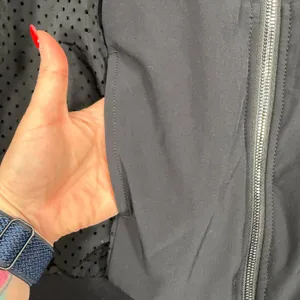 Without Walls M Medium Bomber Jacket Black Mesh Athletic Full Zip Lightweight thumbnail 10