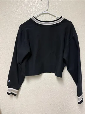 CHAMPION Louisville Reverse Weave V-Neck Pullover Sweatshirt Size Medium thumbnail 13