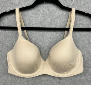 Victoria's Secret Women Bra 36D Beige Body By Victoria T Shirt Underwired READ thumbnail 1