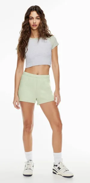 Aritzia Cozy Sweatfleece Perfect Hi-Rise Mini Short thumbnail 1