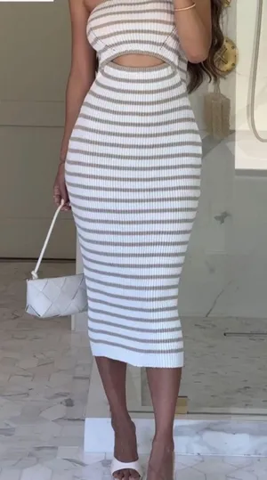Midi Bodycon Dress Size M thumbnail 2