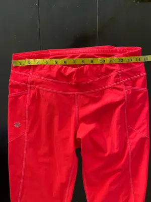 Bright Orange Athletic Capri ATHLETA Leggings ( Medium)   thumbnail 8