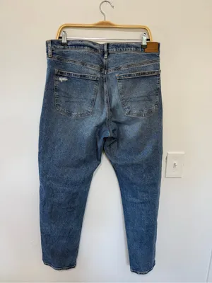 American Eagle 90s Straight Distressed Jeans- Woman’s 14 thumbnail 2