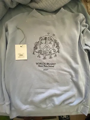 Misfit Blue Sweater Size 8 thumbnail 1
