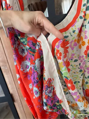 Free People tied to you crop top tank fiesta colorful patchwork bandana floral thumbnail 5
