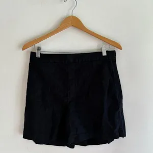 Banana republic black linen trouser shorts thumbnail 5