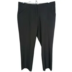 Peter Millar Womens Wicking Golf Pants Size 6 Black Country Club Preppy Sporty thumbnail 2