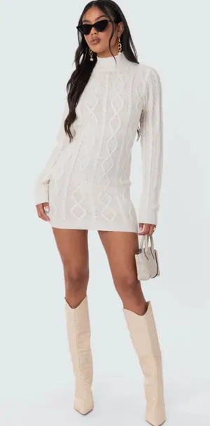 Edikted Knit Dress thumbnail 1