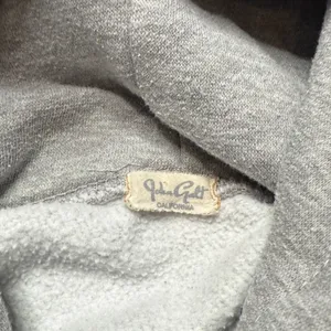 Brandy Melville John Galt Grey Cropped Oversized Newport Beach Hoodie One Size thumbnail 3