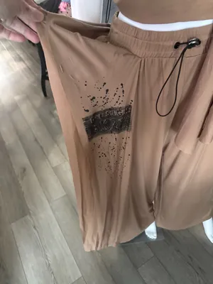 BUKEZY Brown 2-Piece Crop Top and Wide Leg Ruffle Pant thumbnail 5