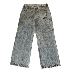 New York ReWash Women's Jean‎ Indigo Low Rise Wide Leg Size 7 Style J28121AW3 thumbnail 2