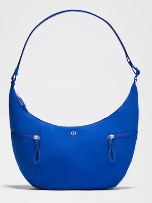 Lululemon NWT Slouchy Sling Bag Blue 6L Adjustable Straps Water Repellent thumbnail 1