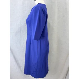 Trina Turk Romanova Cobalt Blue Cutout Sheath Dress‎ Size 14 Office Wear thumbnail 5