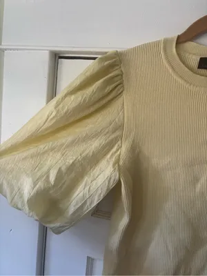 Lucy Paris puff sleeve top thumbnail 3