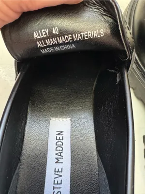 Steve Madden Alley Black Horse-bit Platform Loafers Size 10 thumbnail 7