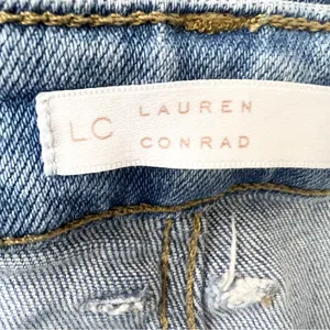 LC Lauren Conrad Classic Light Blue High Rise Flare Jeans Size 14 thumbnail 7