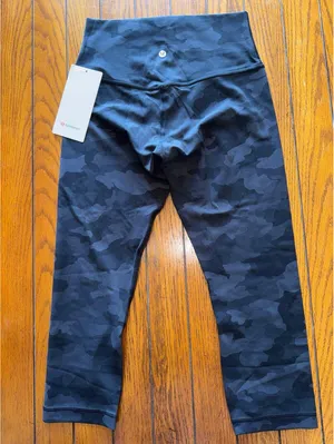 Lululemon Align High Rise 21” Heritage Camo Black Size 8 NWT thumbnail 2