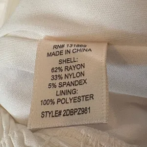 Thirty Thirty White Bow Crop Strapless Tank Size‎ Large thumbnail 5