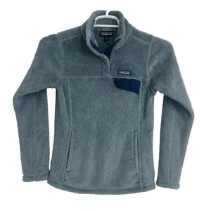 Patagonia‎ Women's Re-Tool Snap-T Polartec Thermal Pro Sweater XS Albone Blue thumbnail 1