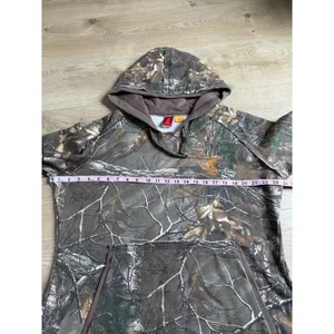 EUC Womens SHE outdoors camo hoodie hunting‎ hiking fleece size XL thumbnail 10