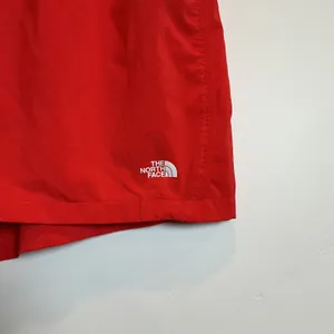 The North Face Athletic Running Shorts Red Elastic Waist Logo Large L Hiking Gym thumbnail 3