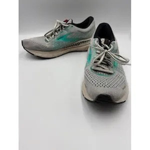 Brooks Adrenaline GTS 21 Womens 10 Grey Teal Running Shoes Supportive‎ Sneakers thumbnail 2