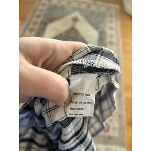 Princess Polly Wide Leg Black & White Plaid Trouser Pants Grunge Punk Whimsygoth thumbnail 6