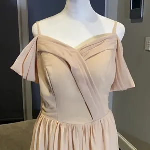 Women’s Chiffon Off the Shoulder Formal Gown Medium NWOT thumbnail 2